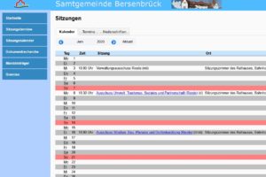 Interessierte Bürger können über das Rats-Informations-System Informationen erhalten.